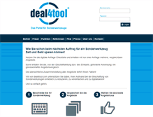 Tablet Screenshot of deal4tool.com